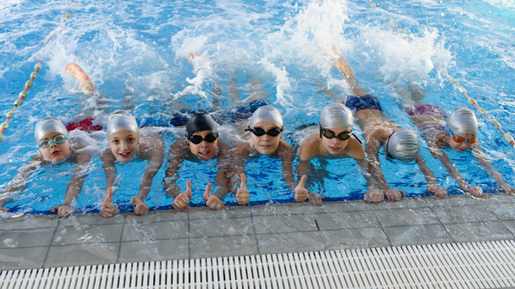 Skupinové plavecké lekce